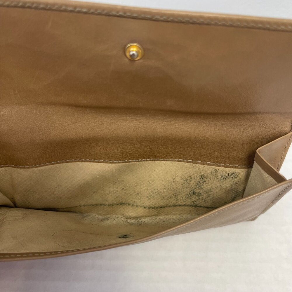 Gucci Bamboo Bi-Fold Leather Wallet in Tan - Preowned - Picture 8 of 10